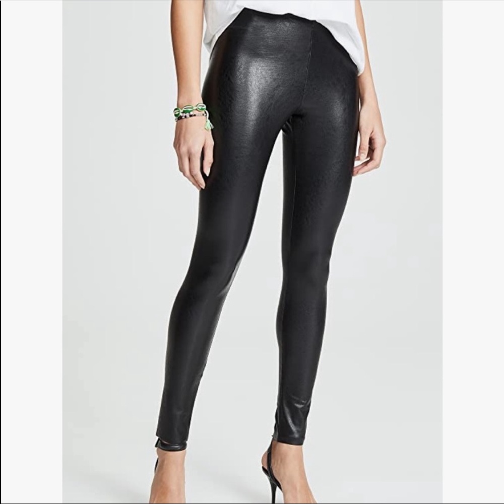 Commando Black Faux Leather Leggings